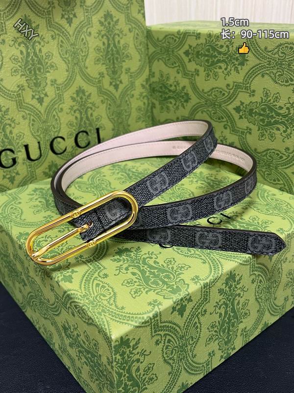 Gucci belt 15mmX90-115cm 8L02